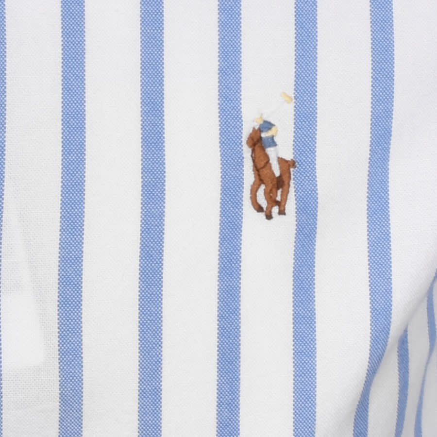 Alternative Image for ProductRalph Lauren Long Sleeved Stripe Shirt Blue3
